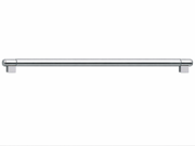 Telescopic Bracing Bar - Glass to Glass - Polished Chrome